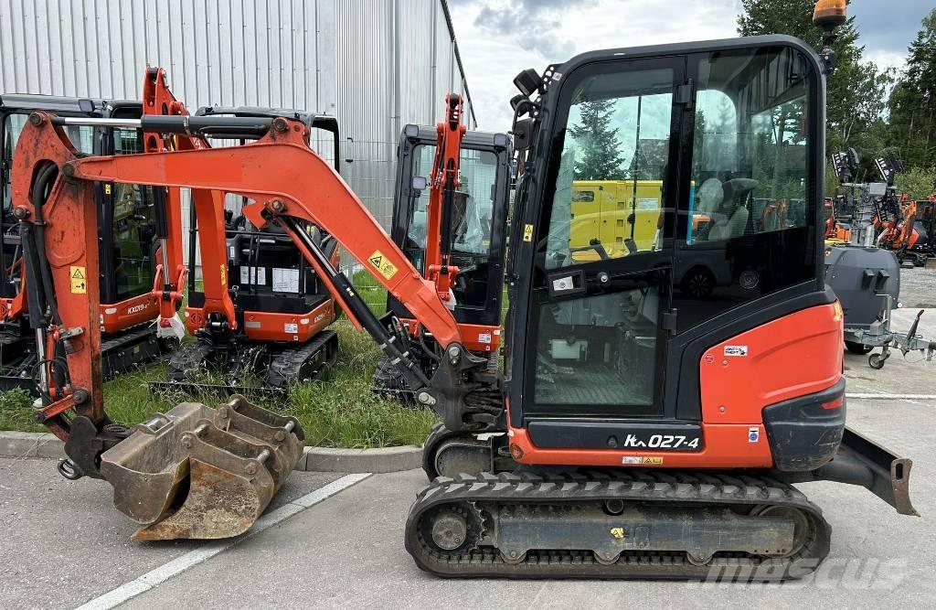 Kubota KX 027 Mini kotrók < 7t