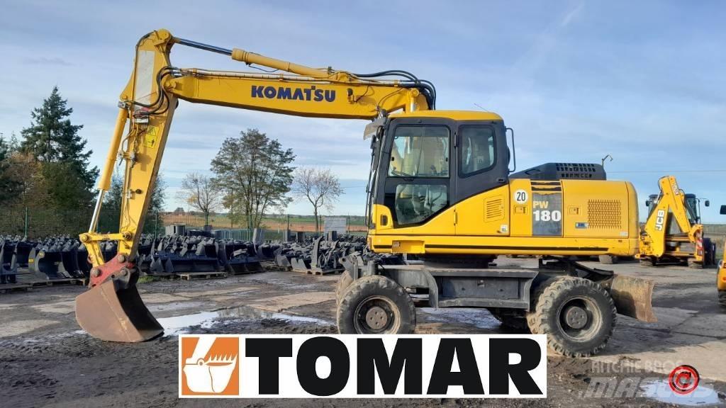 Komatsu PW 180-7 Gumikerekes kotrók