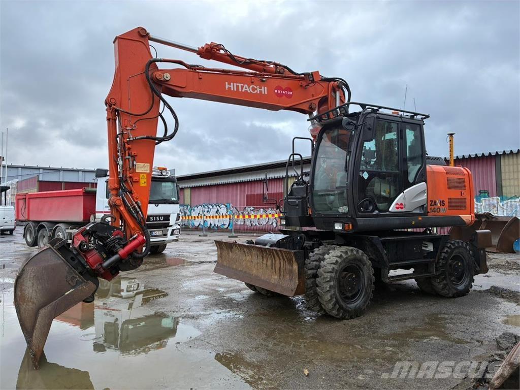 Hitachi ZX140W Gumikerekes kotrók