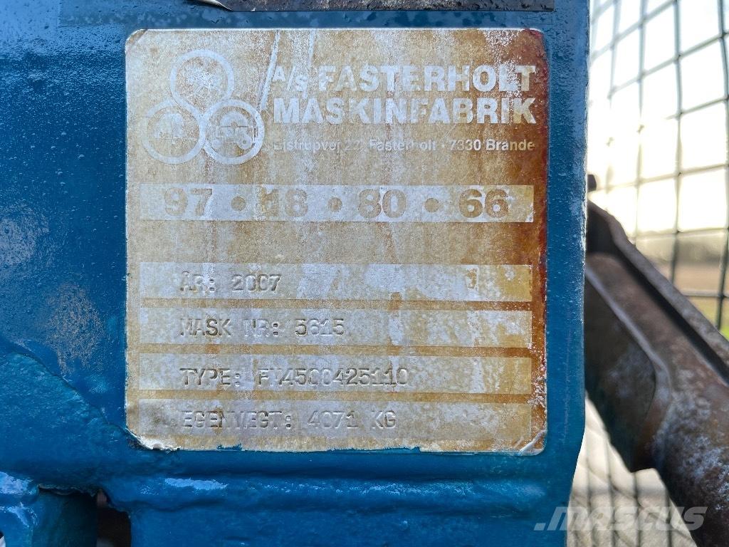 Fasterholt FM 4500 Öntözőrendszerek