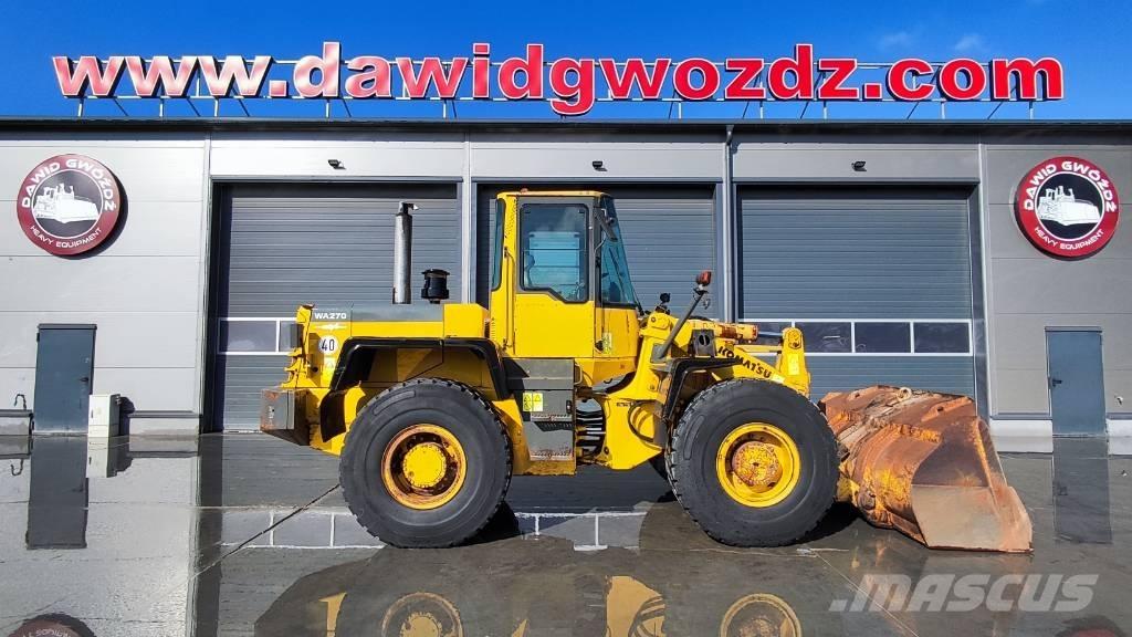 Komatsu WA 270-3 Gumikerekes homlokrakodók