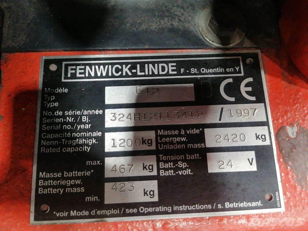 Linde E12 Elektromos targoncák