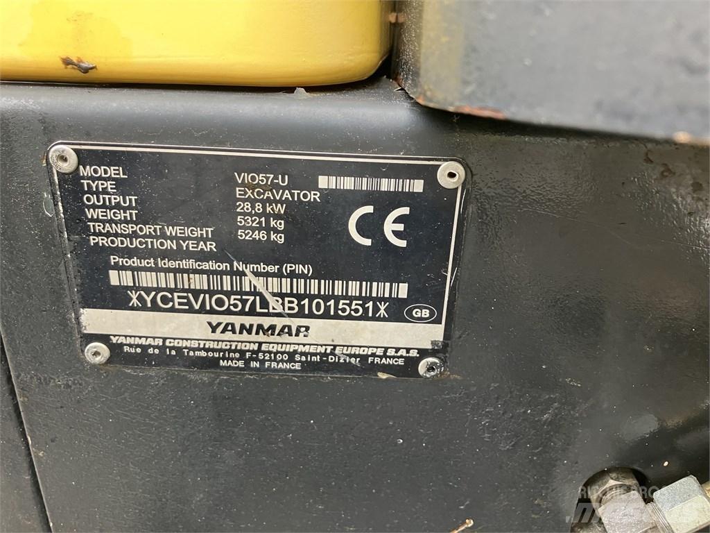 Yanmar Vio 57 U Mini kotrók < 7t