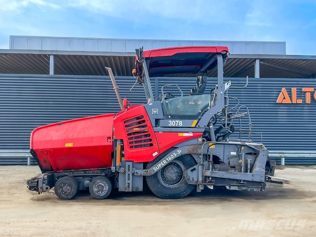 Vögele SUPER 1803-3I Aszfalt terítõ gépek