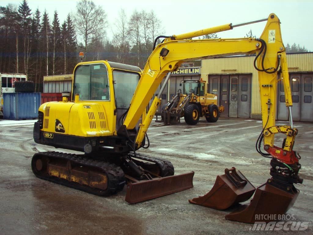 Hyundai Robex 55-7 Mini kotrók < 7t