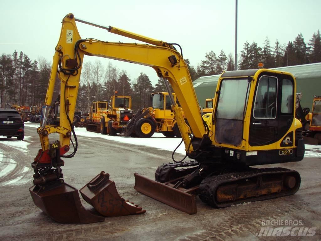 Hyundai Robex 55-7 Mini kotrók < 7t