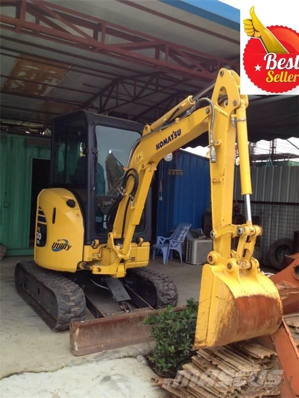 Komatsu PC 30 Mini kotrók < 7t