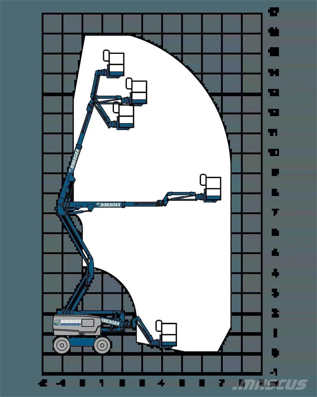 JLG E450AJ Karos emelők