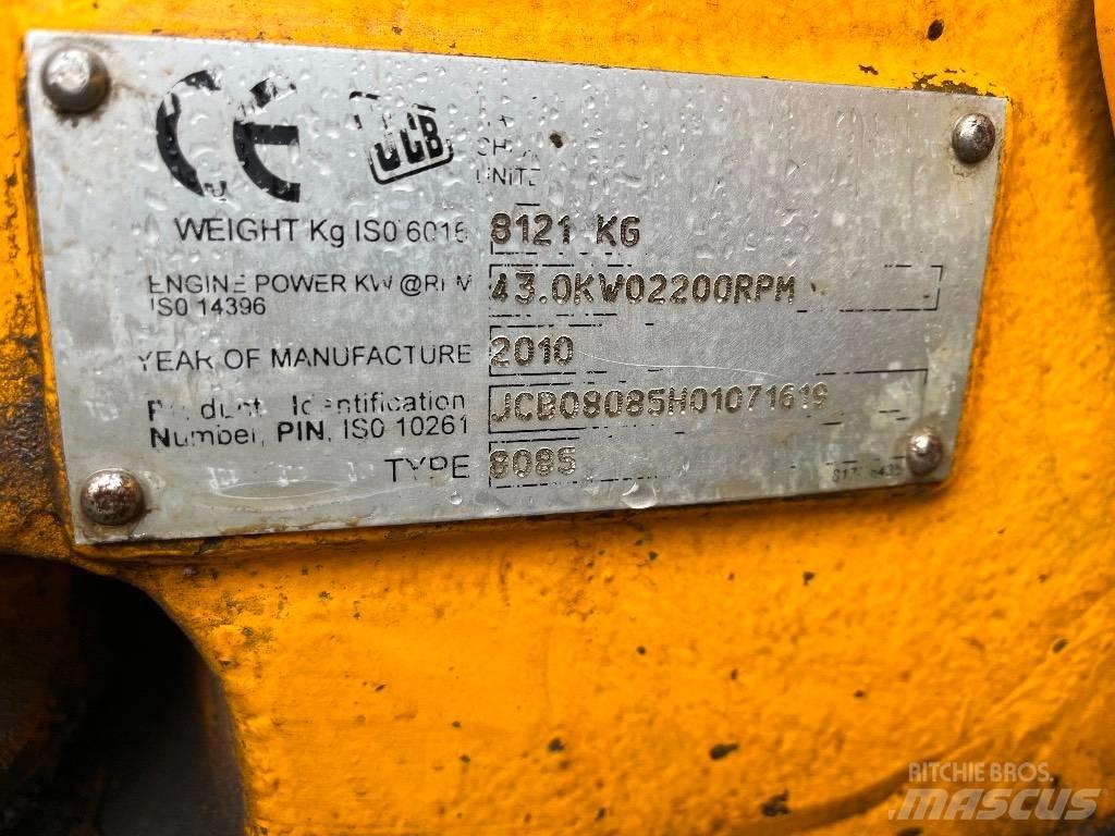 JCB 8085 ECO Közepes (midi) kotrók 7 t - 12 t
