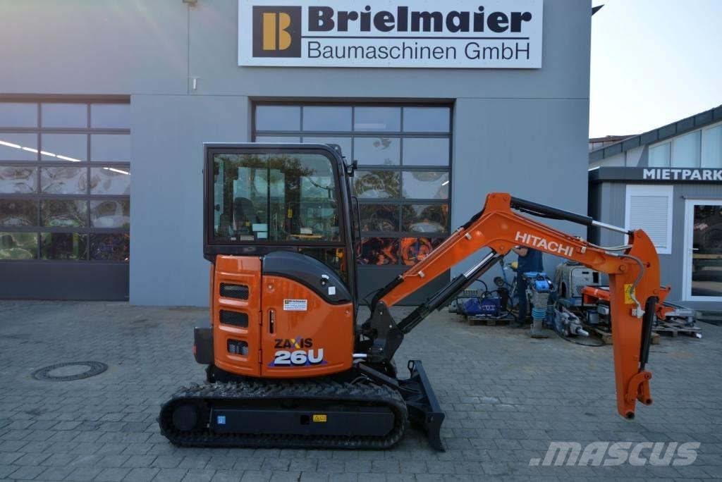 Hitachi ZX 26 U-6 Mini kotrók < 7t