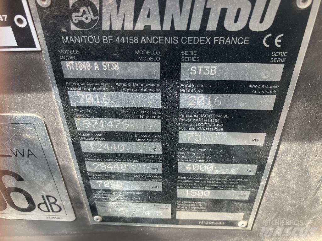 Manitou MT 1840 A Teleszkópos rakodók