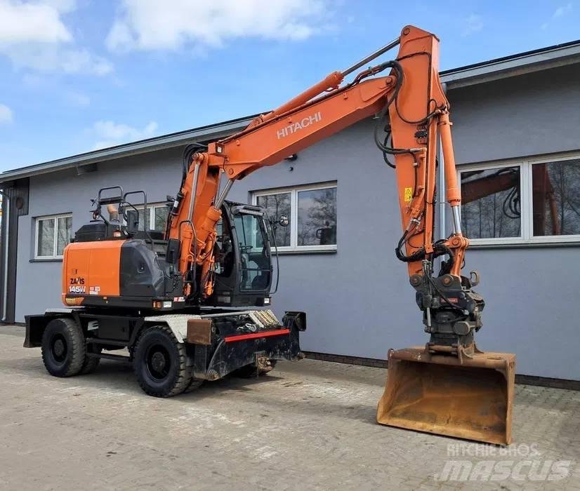 Hitachi ZX 145 W-6 Gumikerekes kotrók