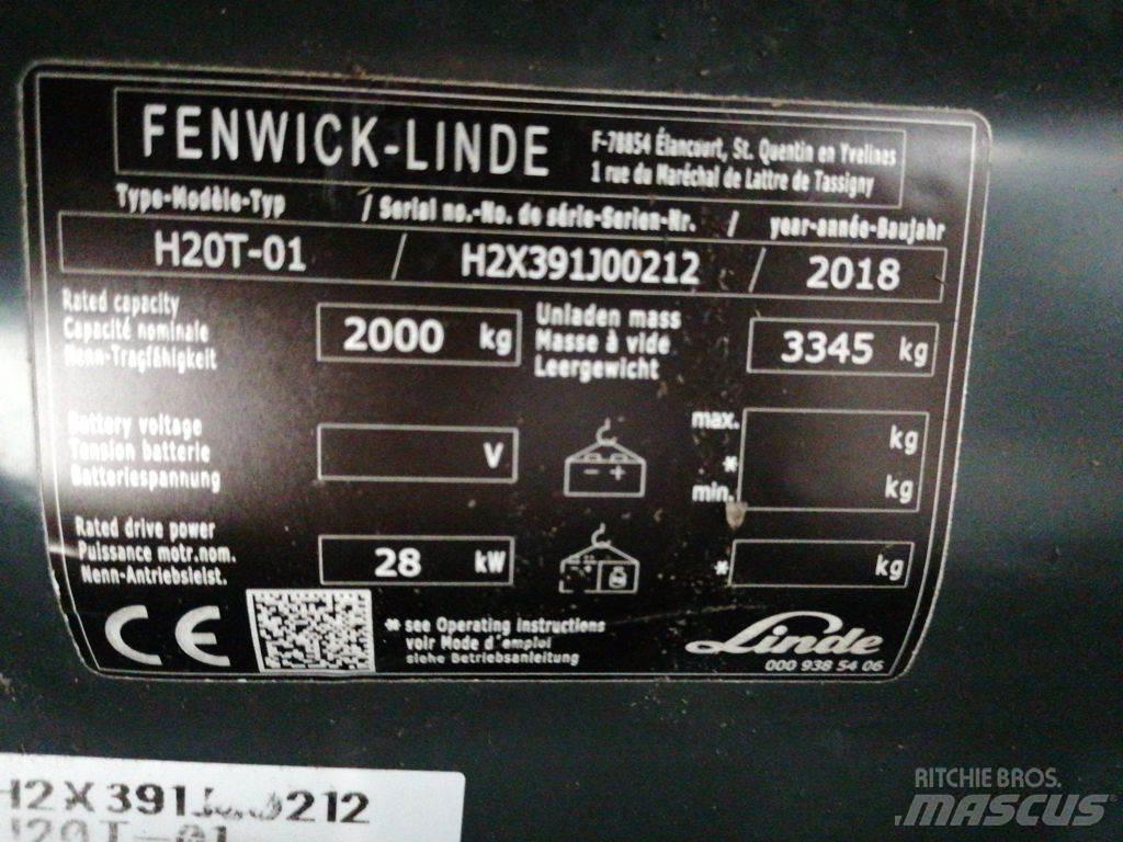 Linde H20T-01 Gázüzemű targoncák