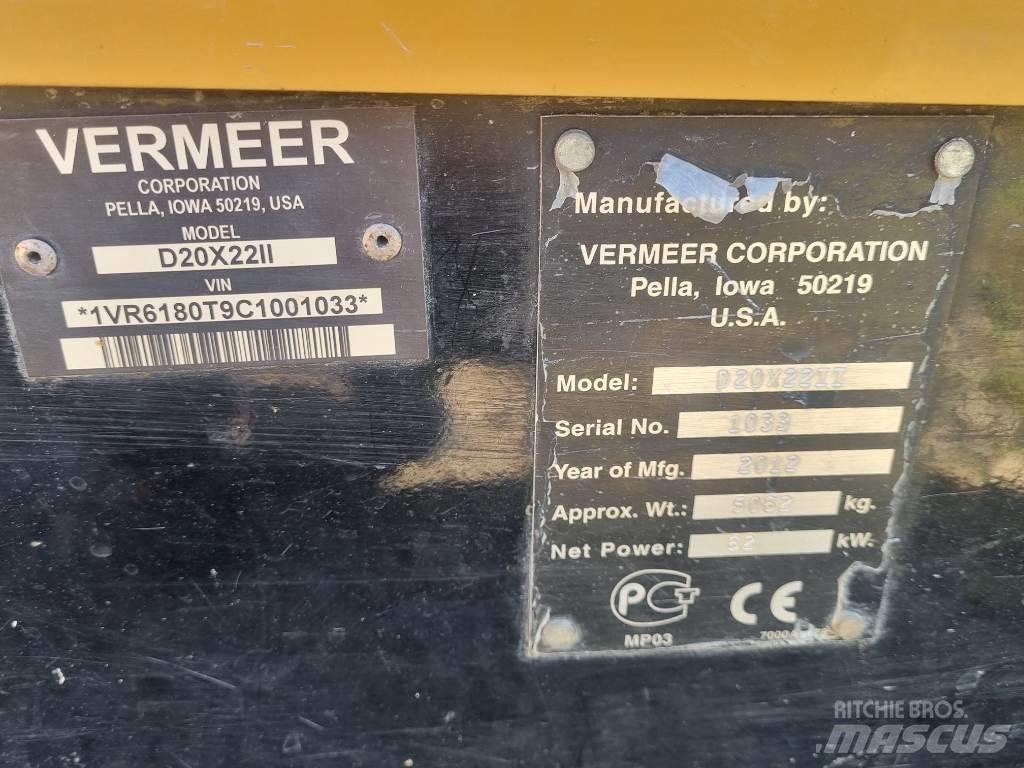 Vermeer D20x22II Vízszintes fúróberendezések
