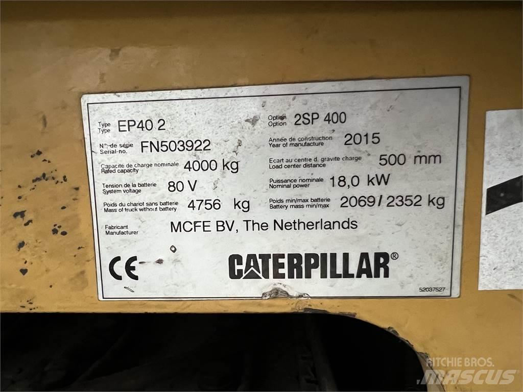 CAT erpillar EP40 Elektromos targoncák