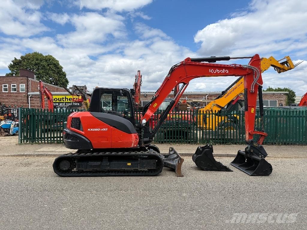 Kubota KX 080-4 Közepes (midi) kotrók 7 t - 12 t