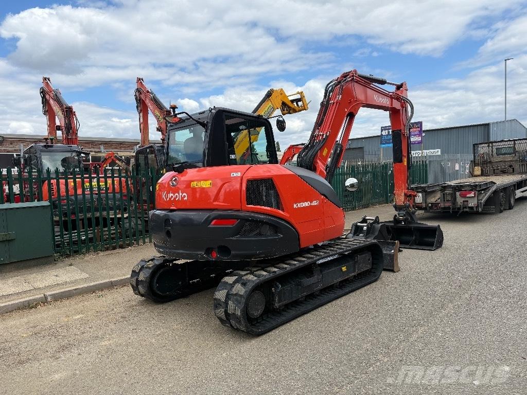 Kubota KX 080-4 Közepes (midi) kotrók 7 t - 12 t