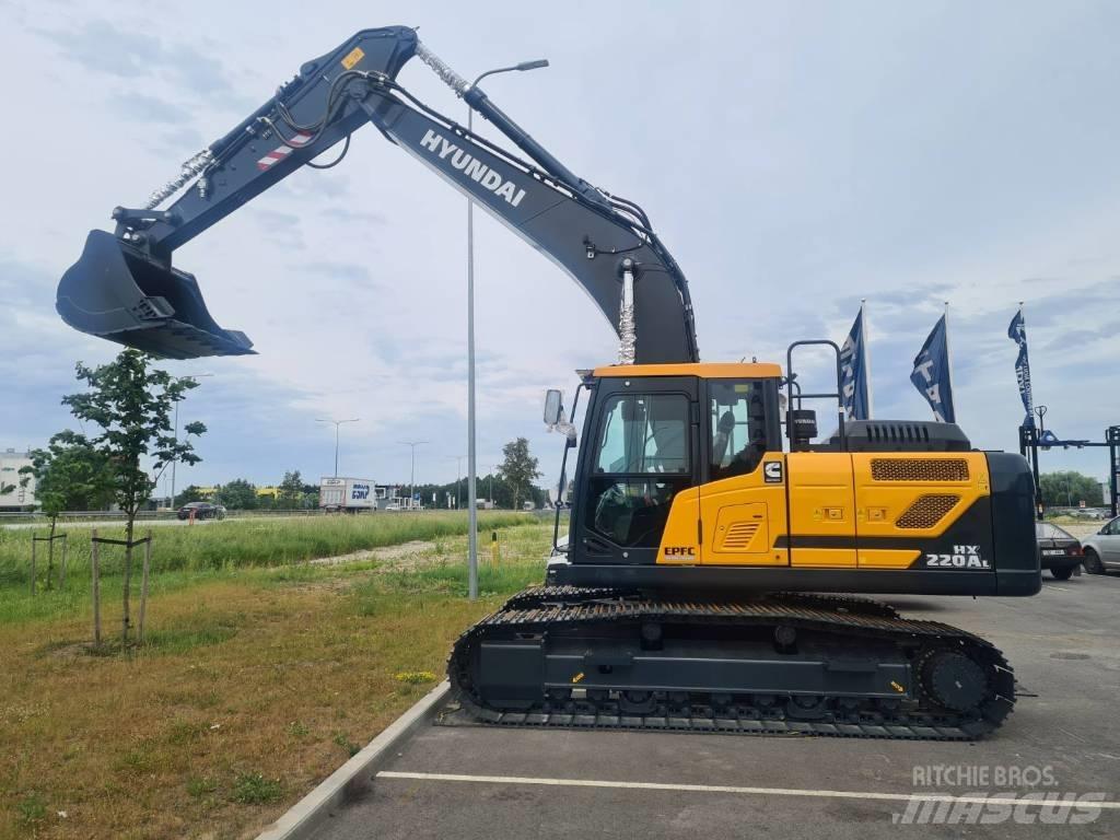 Hyundai HX220AL Lánctalpas kotrók