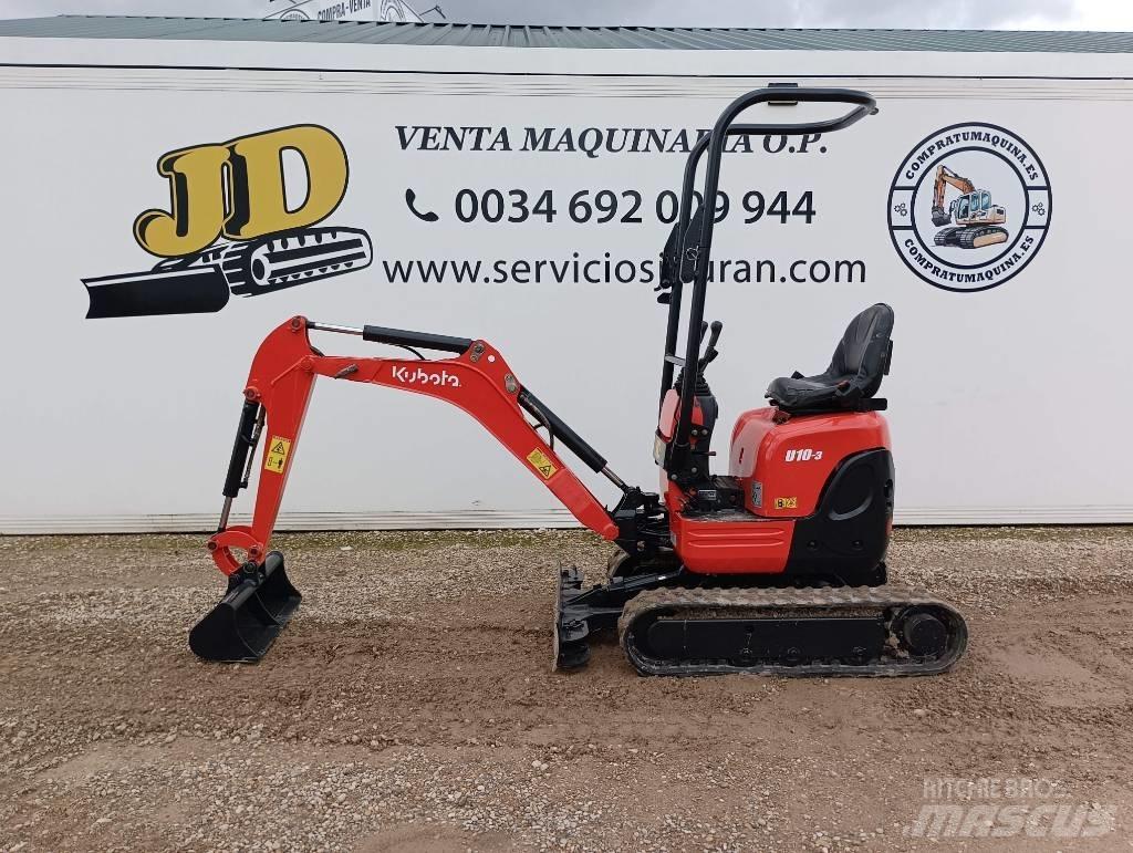 Kubota U 10-3 Mini kotrók < 7t