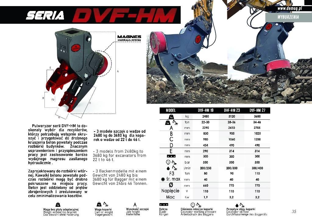  DEMOQ DVF23-HM Építőipari Törőgépek