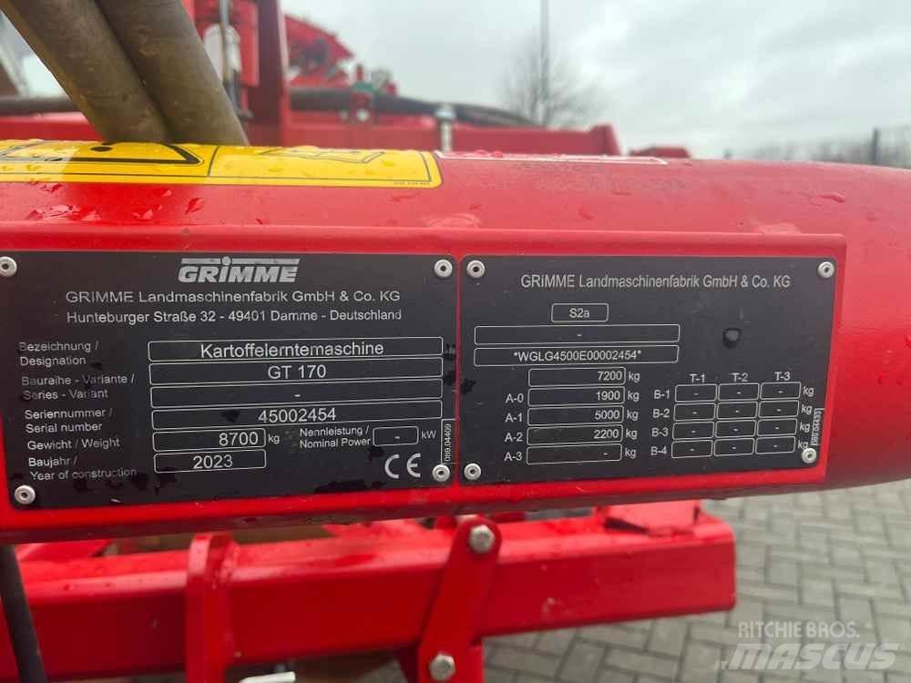 Grimme GT 170 Burgonya kombájnok és kiszedők