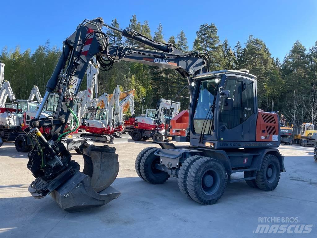 Atlas 140 W Gumikerekes kotrók