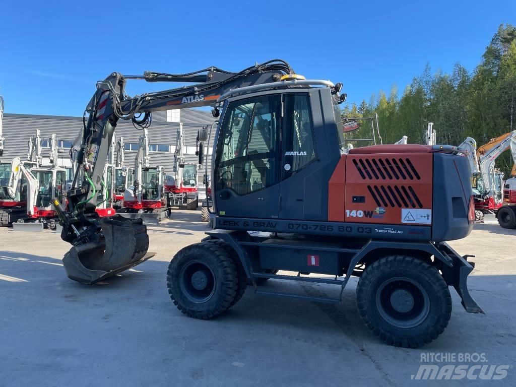 Atlas 140 W Gumikerekes kotrók