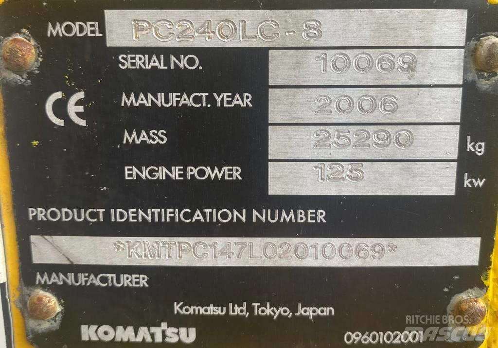 Komatsu PC 240 LC-8 Lánctalpas kotrók