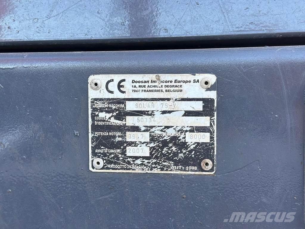Doosan SOLAR 75V Közepes (midi) kotrók 7 t - 12 t