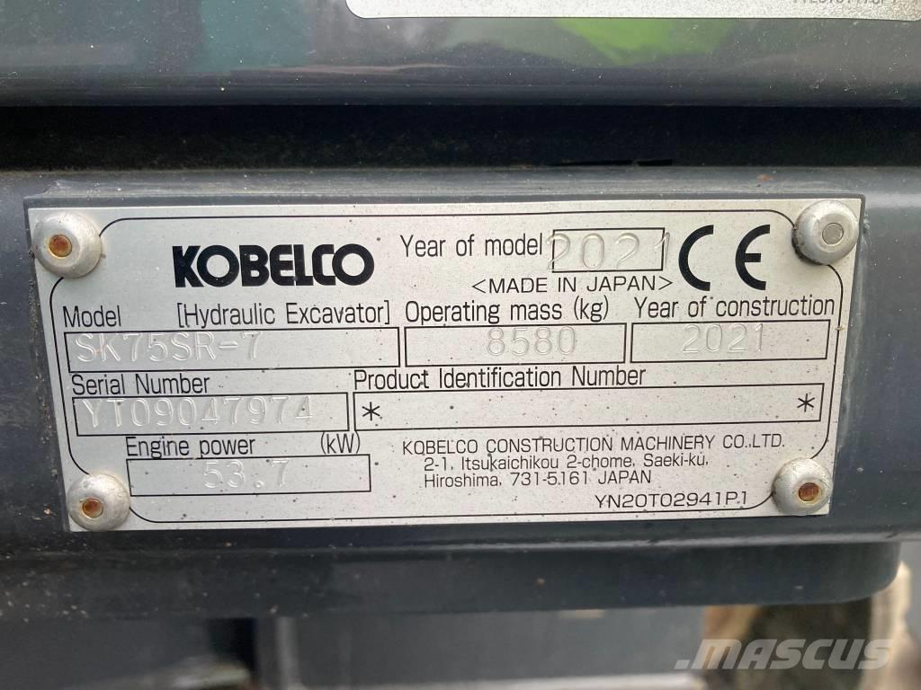 Kobelco SK 75 SR-7 Közepes (midi) kotrók 7 t - 12 t