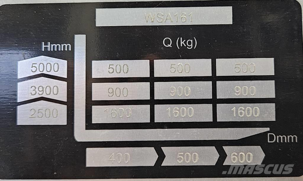EP WSA 161 Li-ION Tolóoszlopos targonca