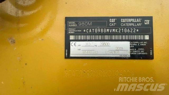 CAT 980 M Gumikerekes homlokrakodók