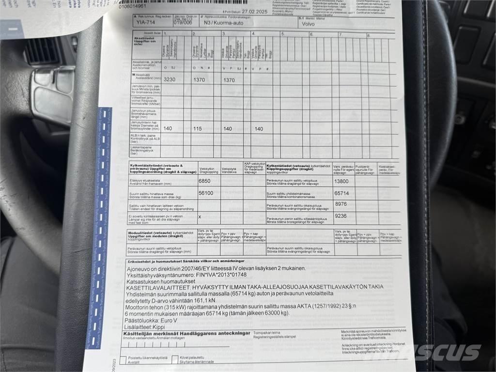 Volvo FM13 8X4 Billenő teherautók