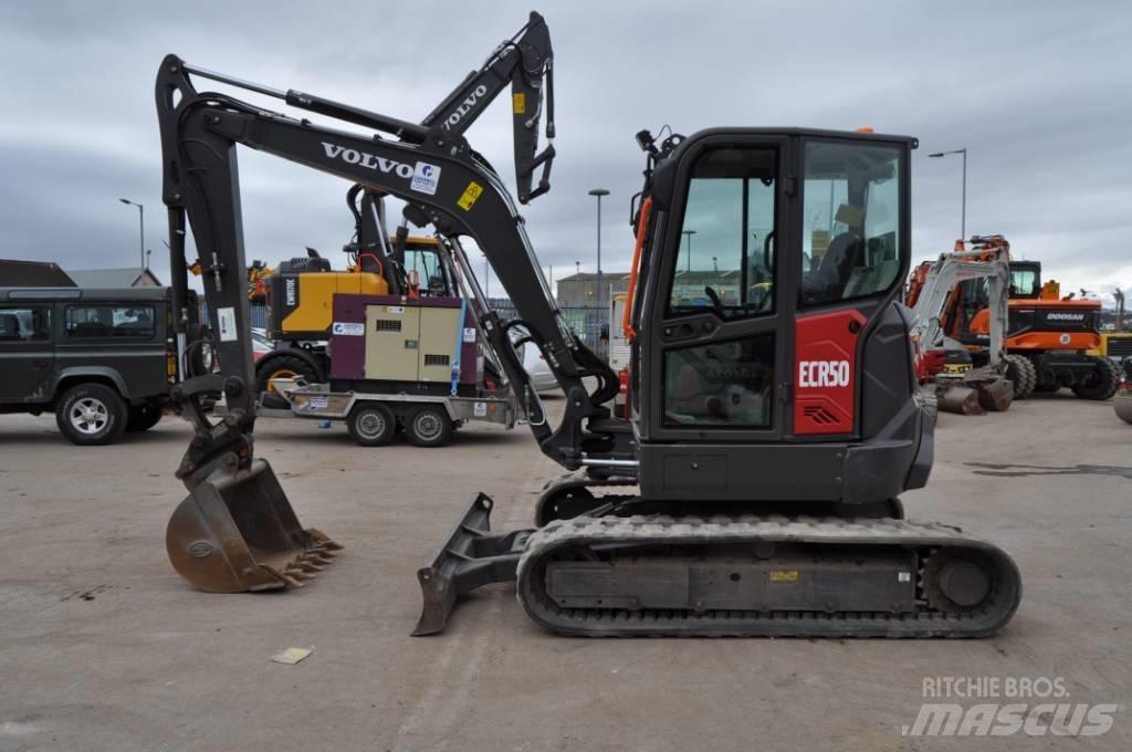Volvo ECR50F Mini kotrók < 7t