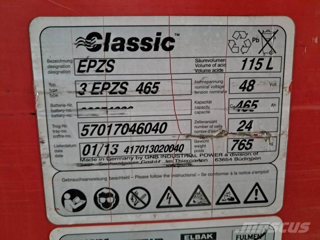 Linde R16S-12 Tolóoszlopos targonca