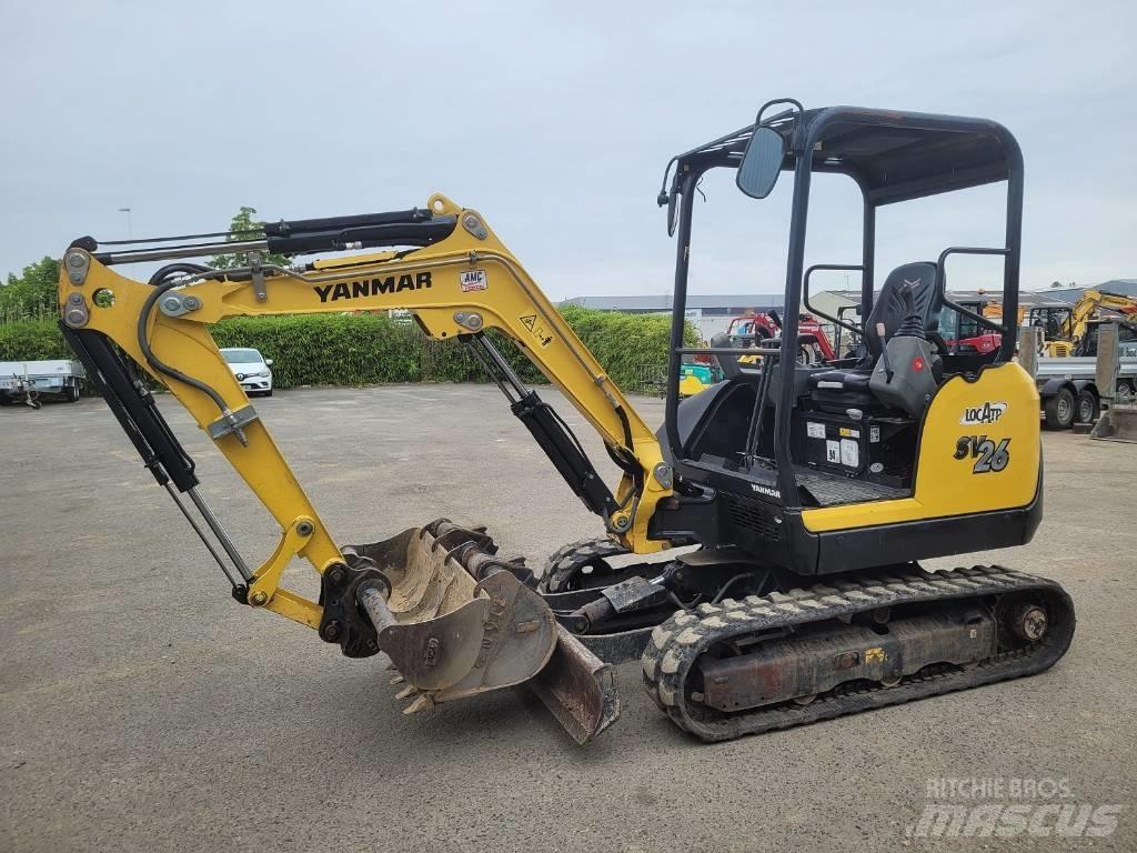 Yanmar SV 26 Mini kotrók < 7t
