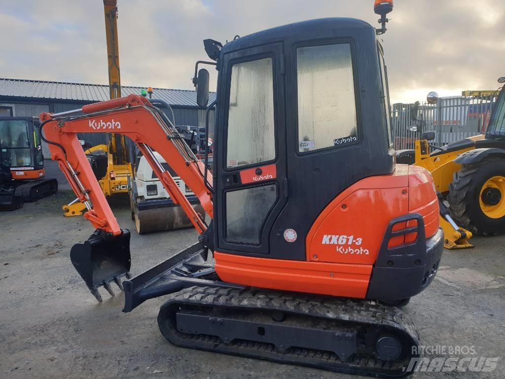 Kubota KX 61-3 Mini kotrók < 7t