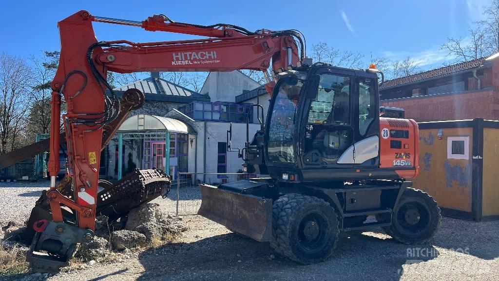 Hitachi ZX 145 W-6 Gumikerekes kotrók
