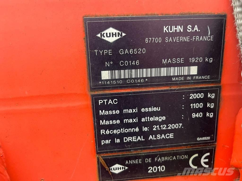 Kuhn 6520 Göngyölő gépek