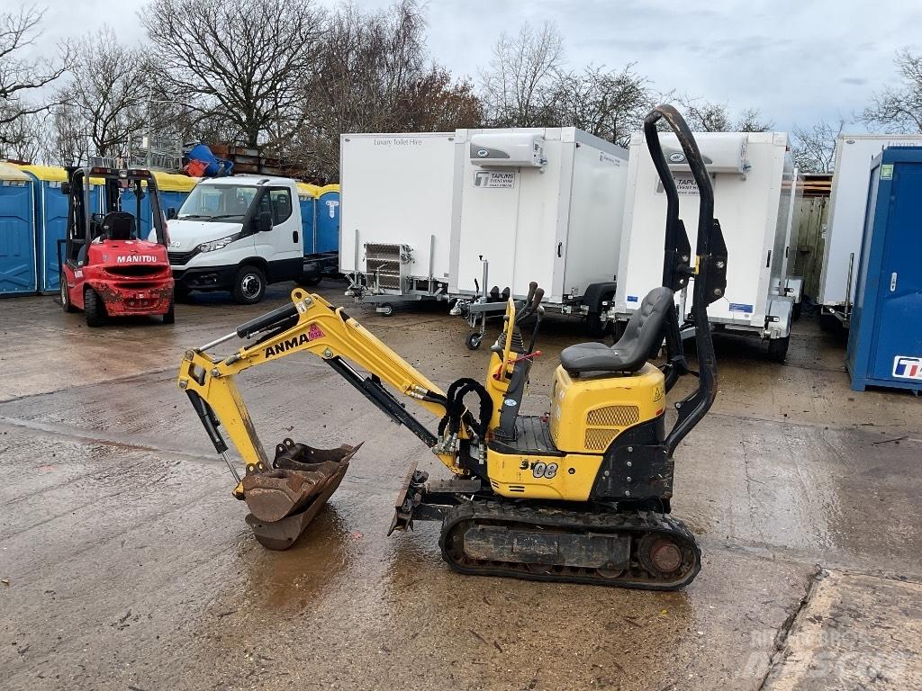 Yanmar SV08 Mini kotrók < 7t