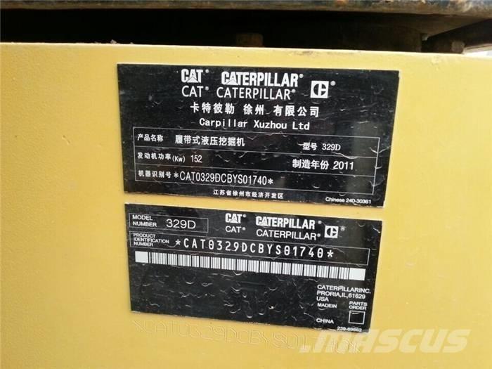 CAT 329 D L Lánctalpas kotrók