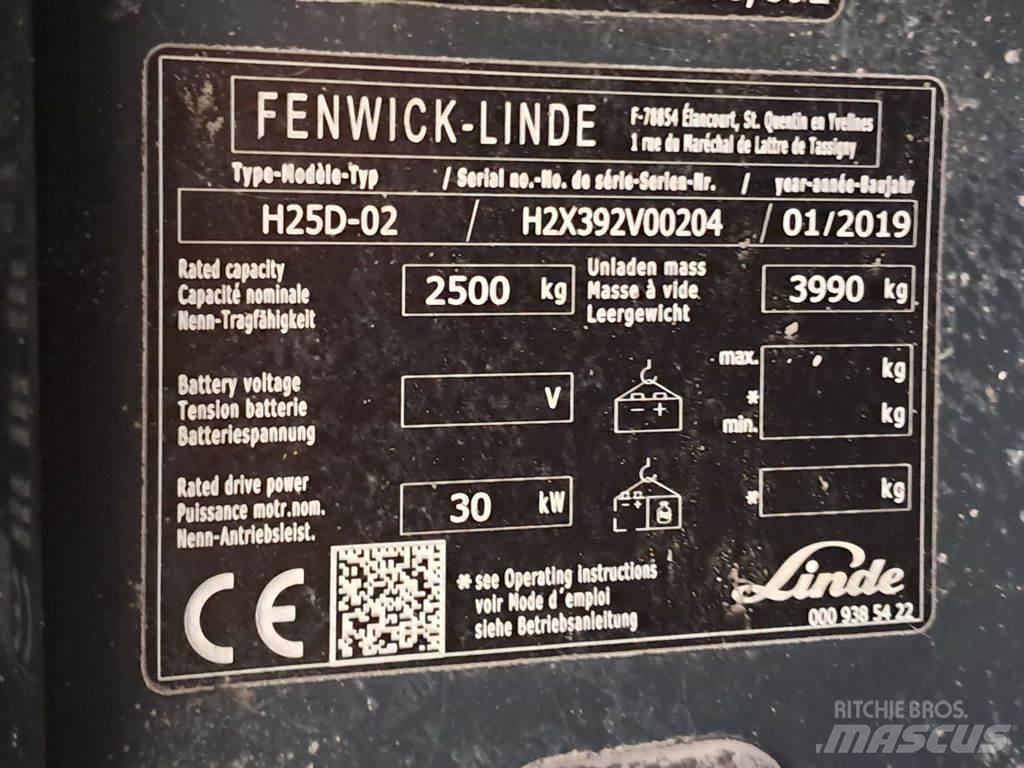 Linde H25D-02 Dízel targoncák