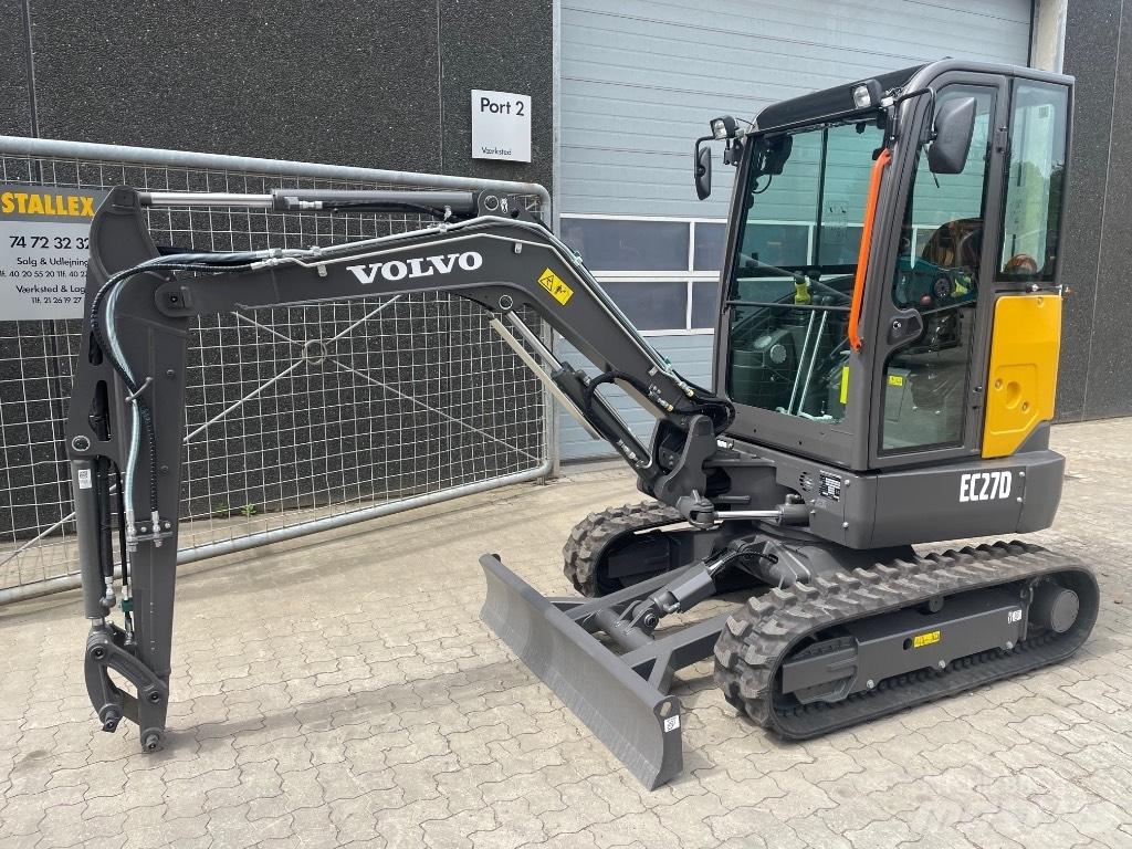 Volvo EC27D Mini kotrók < 7t