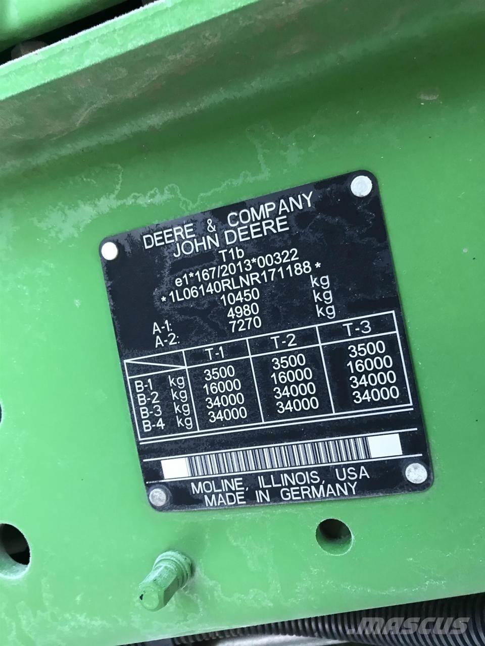 John Deere 6R 140 Traktorok
