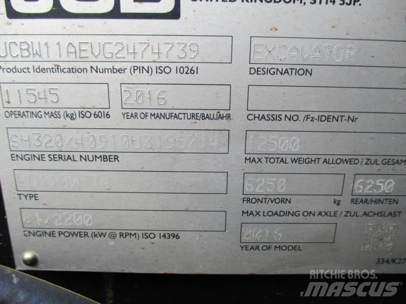 JCB HD110W Gumikerekes kotrók