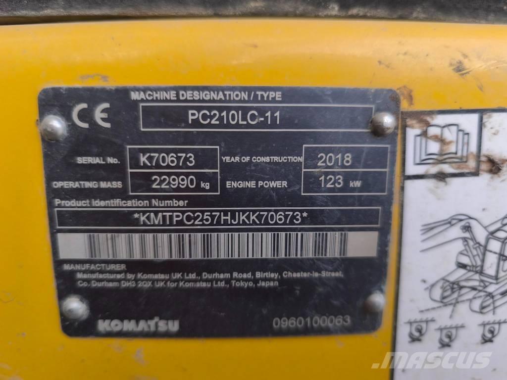 Komatsu PC 210 LC-11 Lánctalpas kotrók