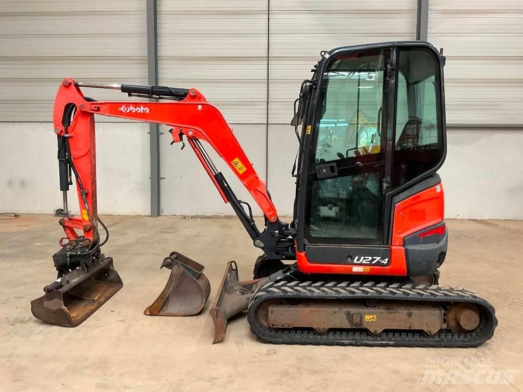 Kubota U 27-4 Mini kotrók < 7t