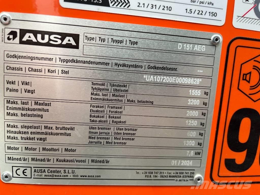 Ausa D151AEG Mezei dömperek