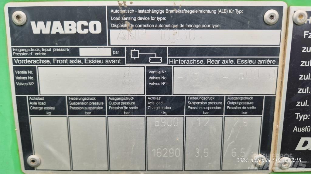 Dammann Anp 10030 Vontatott trágyaszórók