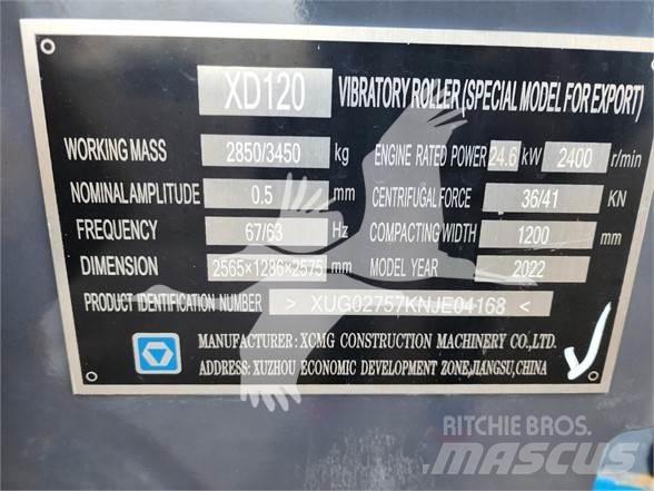 XCMG XD120 Egydobos hengerek